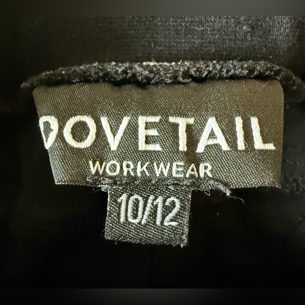 Women’s Black Dovetail Workwear Christa DIY Pant Size 10/12 - Picture 6 of 9